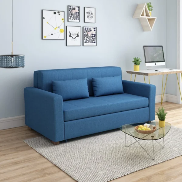 Milano Pullout Sofa Bed With Curved Arm Support - Image 6