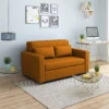 Burnt Orange pull-out sofa bed