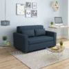 Dark Blue pull-out sofa bed
