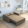 Modern Taupe pull-out sofa bed