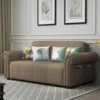 Mocha Brown Stylish, Fold Out Sofa Bed, deep seating